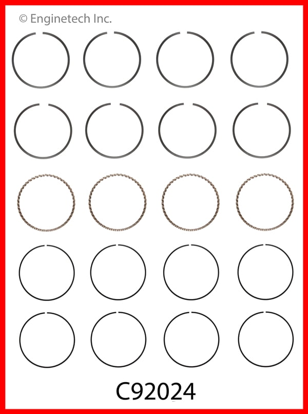 RINGS TOY 2.4L 22R 22RE 2