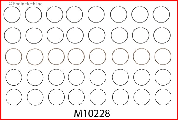 RINGS GM CHEV 5.7L 350