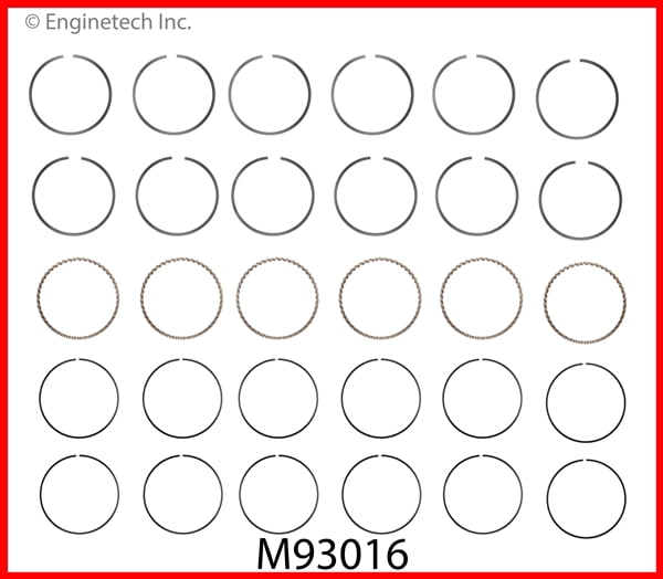 Enginetech RINGS FORD 2.9L 177