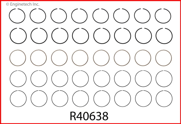 Enginetech RINGS GM PONT 389