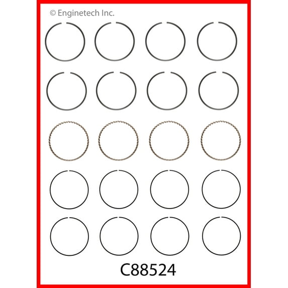 Enginetech RINGS TOY 2.2L 20R