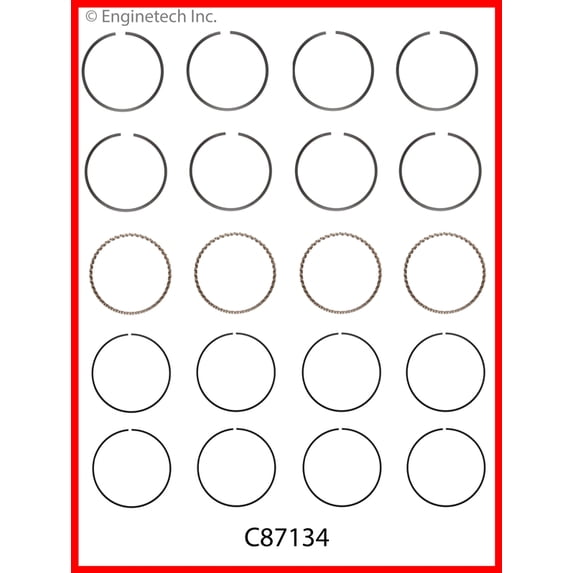 Enginetech RINGS TOY 2.2L 5SFE
