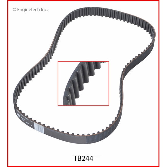 W Type Engine Design Enginetech TB244 Engine Timing Belt - Walmart.com