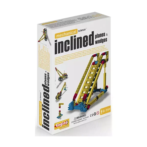 Engino Education Mechanical Science Inclined Planes & Wedges 6 Building Models