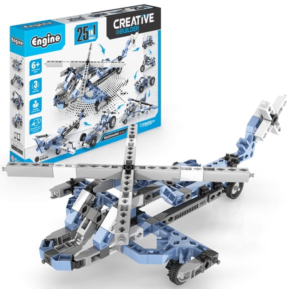 Engino- Inventor STEM Toys, 25 Multimodel Set, Building Toys for Kids 6+