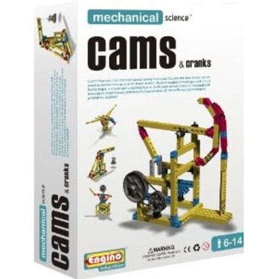 Engino Mechanical Science: Cams & Cranks Multi-Colored