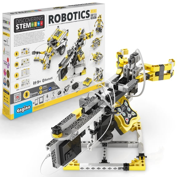 Engino STEM Build and Program Your Own Robot with Bluetooth, Mini ERP