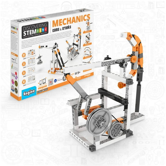Engino- STEM Toys, Mechanics Cams & Cranks, Construction Toys for Kids 9+