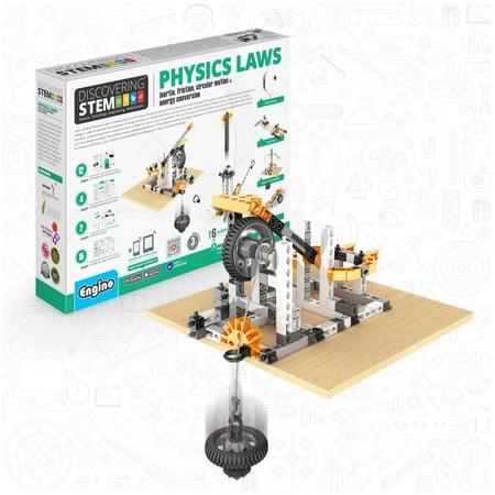 Engino- STEM Toys for Kids 9+, Physics Laws: Inertia, Friction, Circular Motion