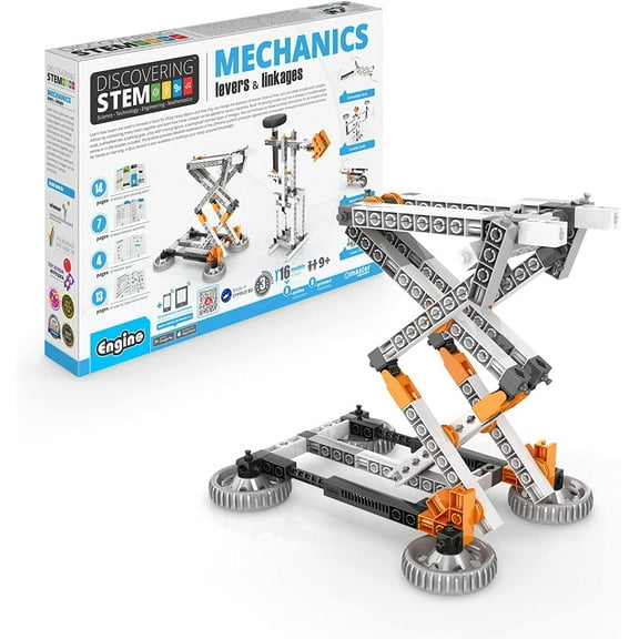 Engino- Stem Toys, Mechanics Levers & Linkages, Construction Toys for Kids 9+