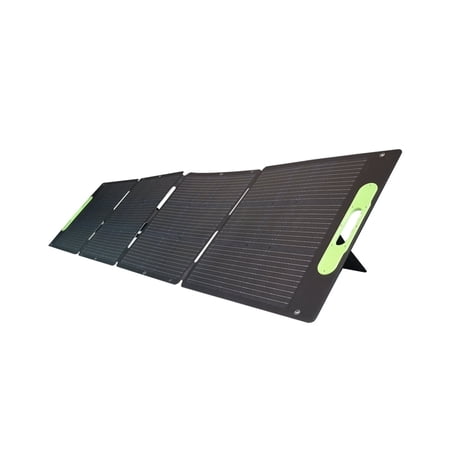 Enginuity 200W Portable Solar Panel with USB Outputs for Direct Charging, High Efficiency, Ideal for Outdoor Camping, RVs, Emergency Power