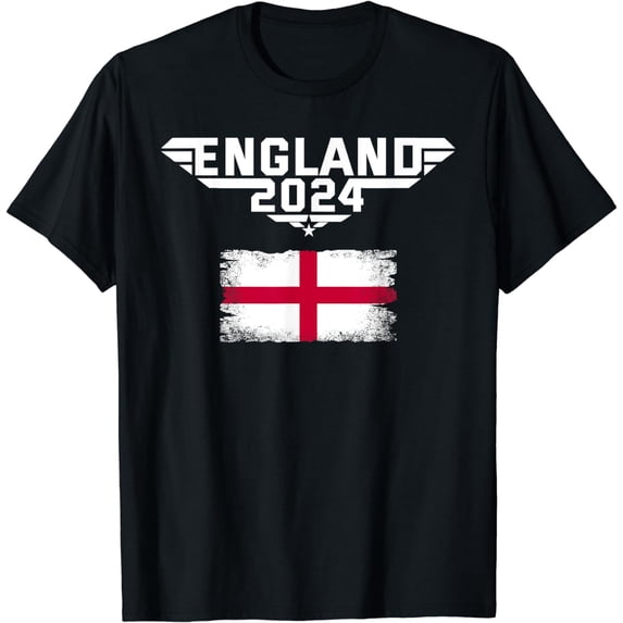 England 2024 Flag T-Shirt mens t shirt,black,women,funny,misfits,men,journey,t-shirt