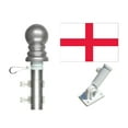 thumbnail image 1 of England 3'x5' Flag and Spinner Flagpole Set, Includes Flag, 6' Spinner Pole and Bracket, 1 of 1