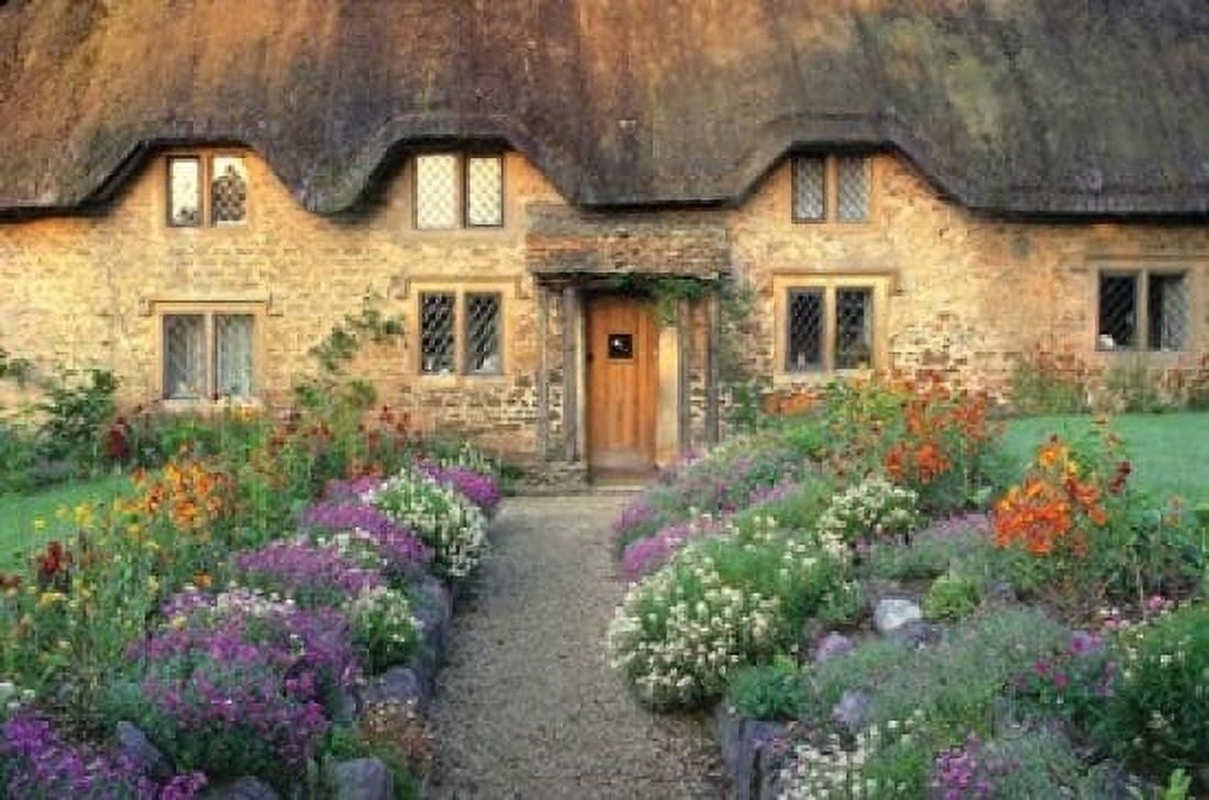 England Chippenham Cotswold Stones of Home Canvas Art - Ric Ergenbright DanitaDelimont (17 x 11)