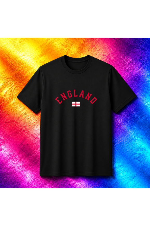 England English Flag St George Cross Country Pride Soccer Supporter T-Shirt,S- 5XL