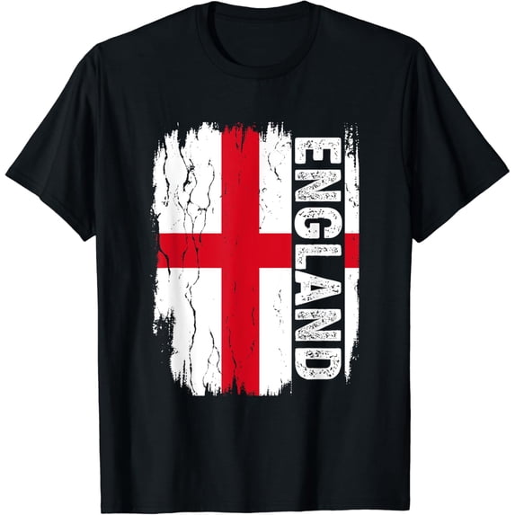 England Flag English Family Sports Vintage England T-Shirt mens t shirt,black,women,funny,misfits,men,journey,t-shirt