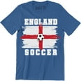 thumbnail image 1 of England Flag Soccer Ball World Cup English Nationality Ethnic Pride-Mens T-Shirt, 1 of 4