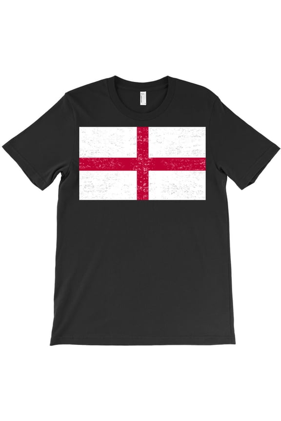 England Flag, St. George's Cross Flag, National Pride Graphic G19716 Unisex T-Shirt, Up to Size 5XL