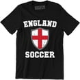thumbnail image 1 of England Flag World Cup Soccer English National Flag Pride Men's T-Shirt, 1 of 4