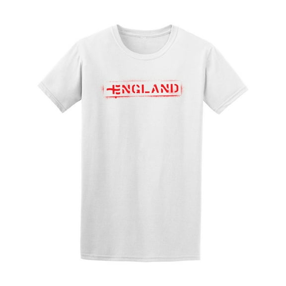 England Graffiti Word T-Shirt Men -Image by Shutterstock, Male x-Large