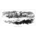 thumbnail image 1 of England Gypsy Camp 1880. Ngypsy Encampment At Mitcham Common Near London England. English Engraving 1880. Print by, 1 of 3