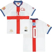 England International Team Men's Headgear Classics 1990 World Cup Soccer Jersey (Small, White)