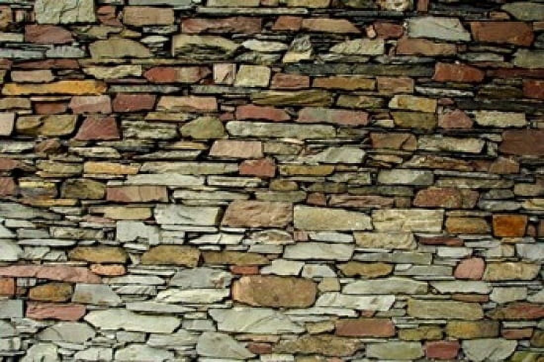 England Lake District Stone Pattern Canvas Art - Cindy Miller Hopkins DanitaDelimont (17 x 11)