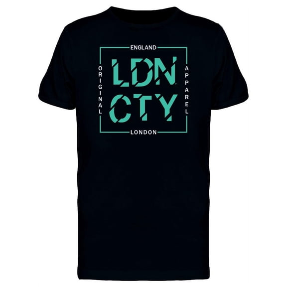 England London City Grunge T-Shirt Men -Image by Shutterstock, Male Small