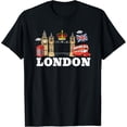 thumbnail image 1 of England London Shirt Souvenir For Men Women Kids T-Shirt Black X-Large, 1 of 4