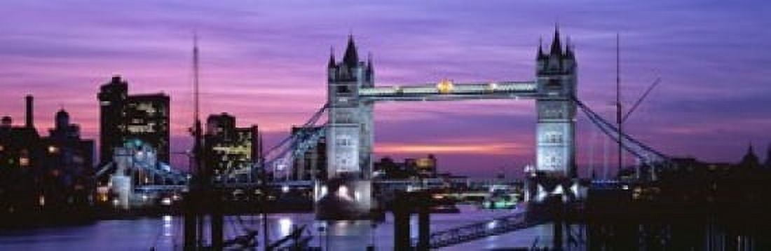 England London Tower Bridge Canvas Art - Panoramic Images (18 x 6)