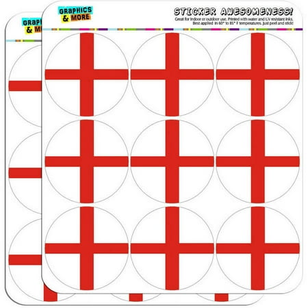 England National Country Flag 18 2" Planner Calendar Scrapbooking Crafting Stickers