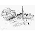 thumbnail image 1 of England Oxford Canal. Na View Of Isis Lock And Oxford Canal. Drawing C1890. Poster Print by, 1 of 3