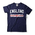 thumbnail image 1 of England Patriotic Flag Shirt England Flag Tee Mens Womens England Shirt England UK London T-Shirt (X-Large Navy Blue), 1 of 6