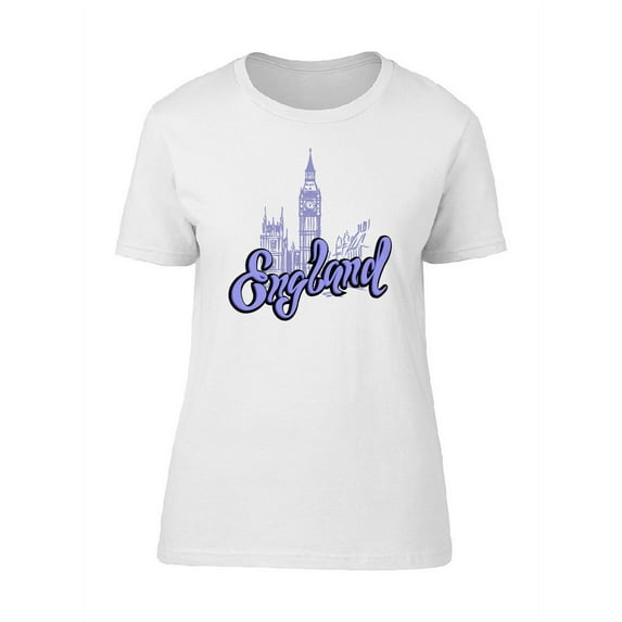 England Purple Landscape T-Shirt Women -Image by Shutterstock, Female Small