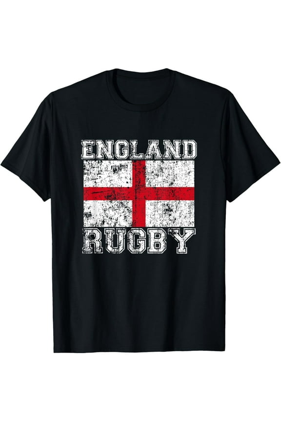 England Rugby Shirt - England flag England jersey men women T-Shirt