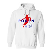 England Soccer Tribute 2024 – Air Foden Inspired Unisex Hooded Sweatshirt (White, Small)