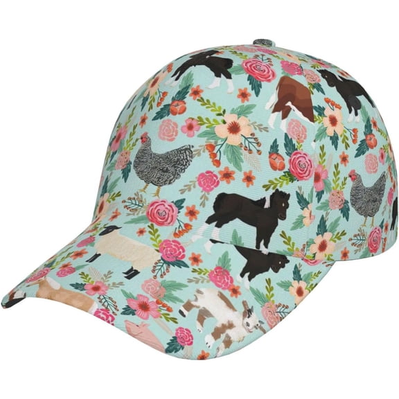 England Symbols Print Baseball Cap Adjustable Size for Running Workouts and Outdoor Activities Outdoor Cap