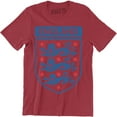 thumbnail image 1 of England Three Lions World Cup Team English Pride Fan Men's T-Shirt, 1 of 4