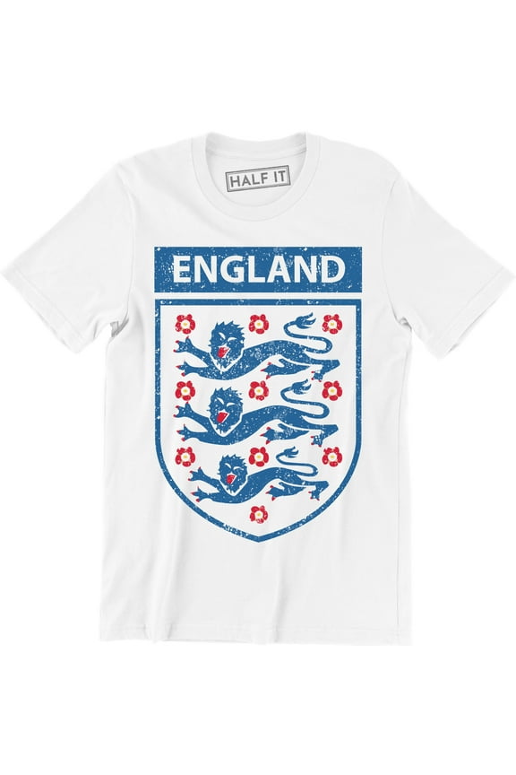 England Three Lions World Cup Team English Pride Fan Men's T-Shirt