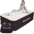 thumbnail image 1 of Englander Microfiber Air Mattress w/ Built-in Pump, Carry Bag. Queen Size, 20 in, 1 of 7
