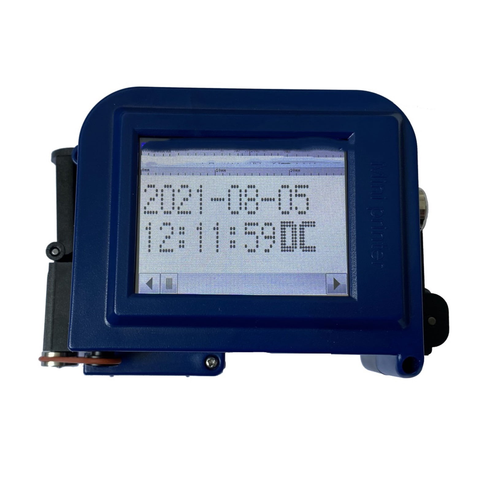 English 12.7mm Touch Screen QR Bar Batch Code Date Logo Expiry Label Portable Handheld Jet Thermal Inkjet Printer ,Compact Design