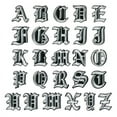 thumbnail image 1 of English Alphabet Letters Mixed Embroidered Sew on Badge Iron Patch for Clothes, 1 of 8