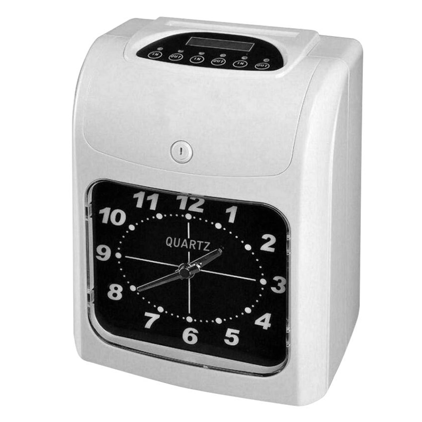 English Attendance Machine Electronic Time Clock Paper Card Punch