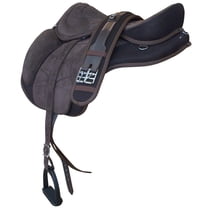 English Bareback Horse Saddle Pleasure Trail Riding Treeless Hilason