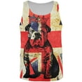 thumbnail image 1 of English British Bulldog Crown Grunge Flag All Over Mens Tank Top, 1 of 2