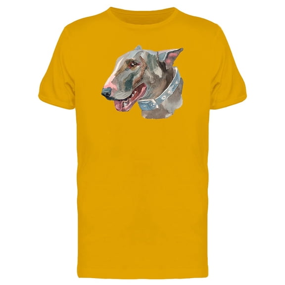 English Bull Terrier Painting T-Shirt Men -Image by Shutterstock, Male Medium