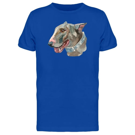 English Bull Terrier Painting T-Shirt Men -Image by Shutterstock, Male XX-Large