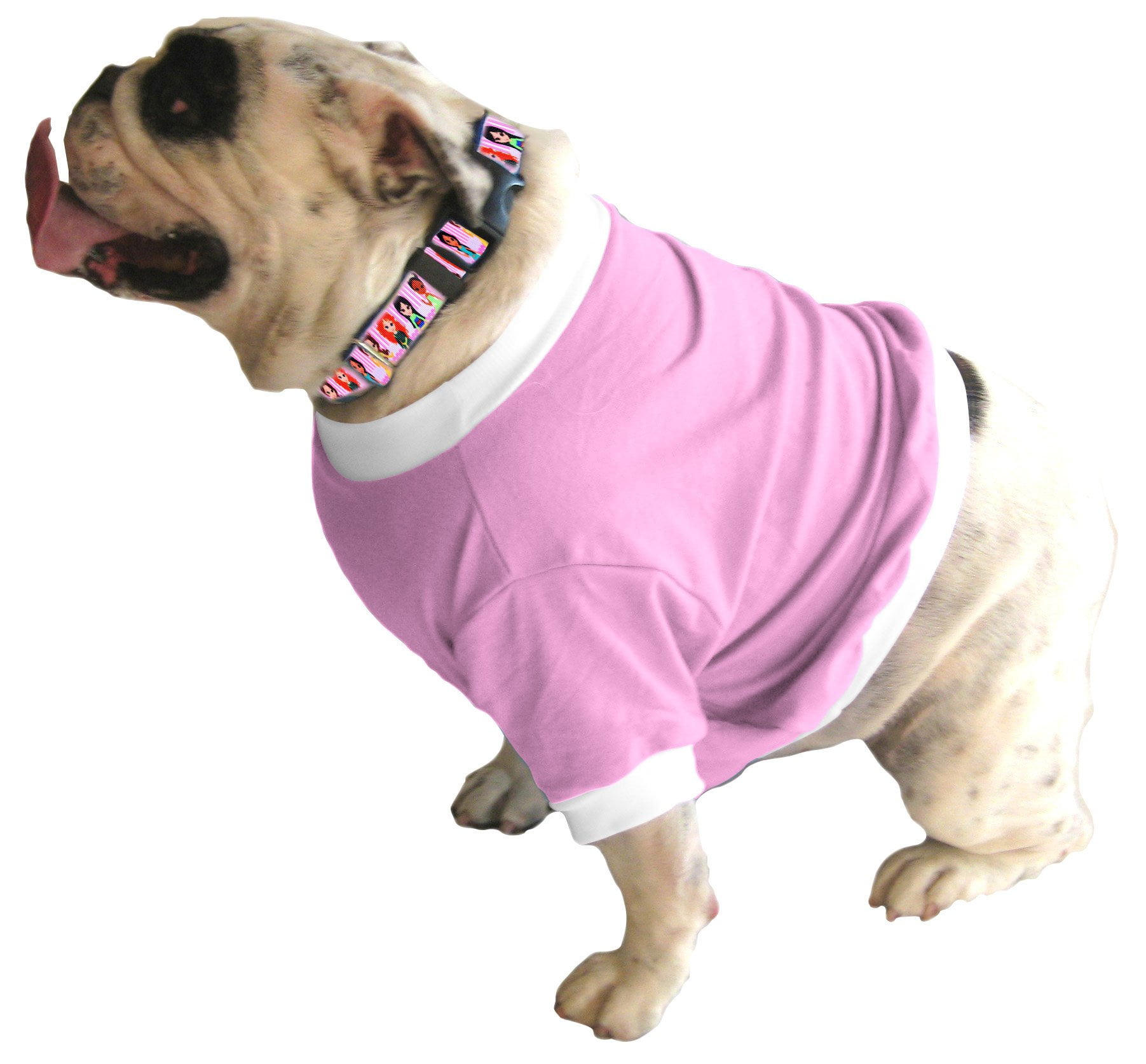 English Bulldog BEEFY Shorty T-Shirt - Fits 31 to 55 Pound Dog - Available in 6 Colors!