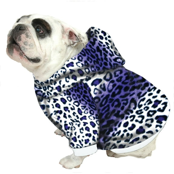 English Bulldog BIGGER THAN BEEFY Hoodie Sweatshirt - Fits 56 - 80 LB Dog - +20 Patterns to Choose From!
