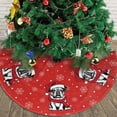 thumbnail image 1 of English Bulldog Christmas Tree Skirt Gorgeous for Xmas Party Ornaments Holiday Decoration Accessory 36", 1 of 6